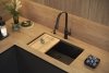 Quadron LOGAN 110 GraniteQ zlewozmywak pure carbon 76x44x23,5 cm 1-komorowy wpuszczany z syfonem manualnym pure carbon HQD7644U7BLMI